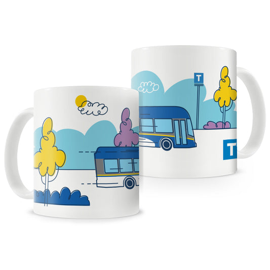 Vehicle Illustration Mugs