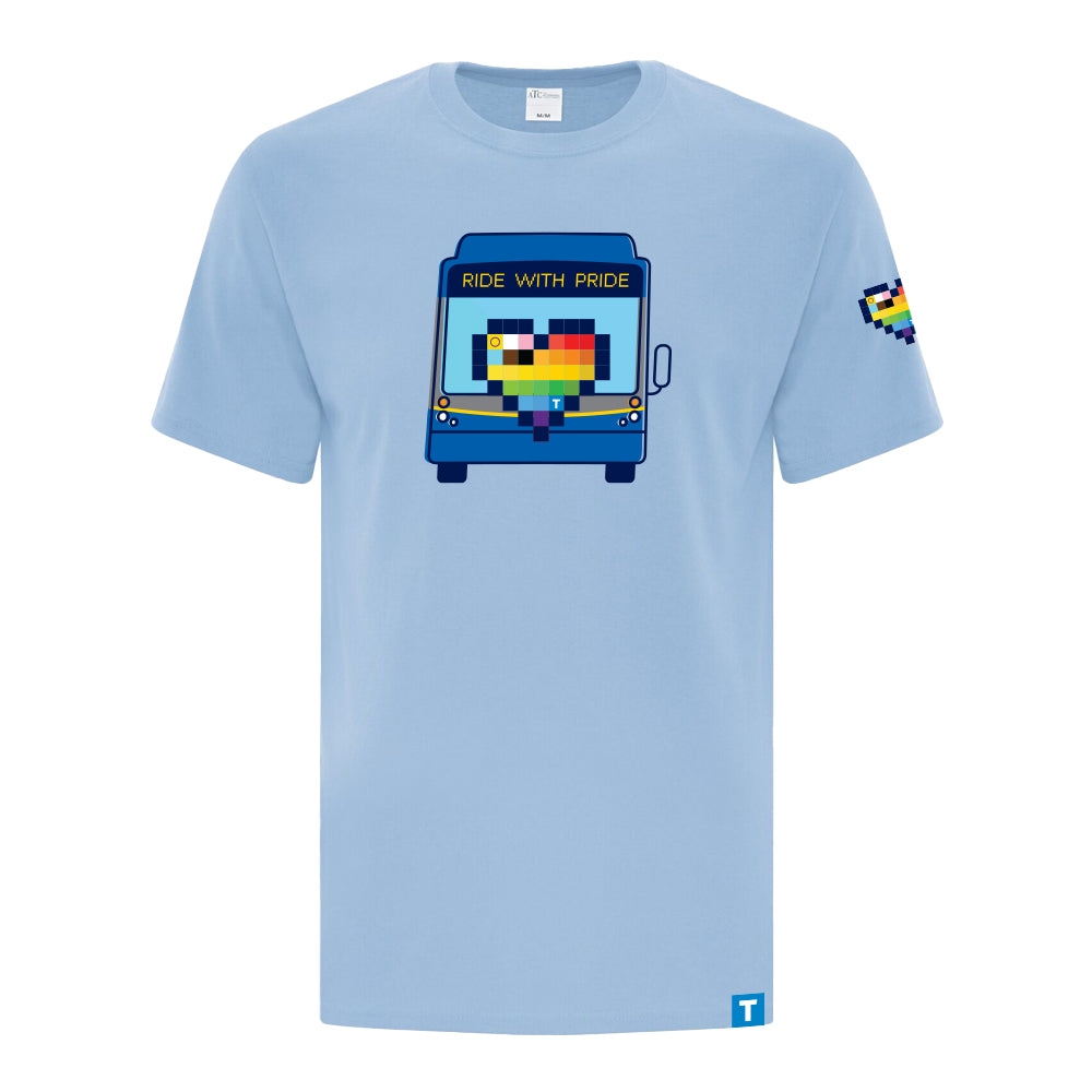 Ride with Pride Bus T-Shirt, Unisex