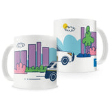 Vehicle Illustration Mugs