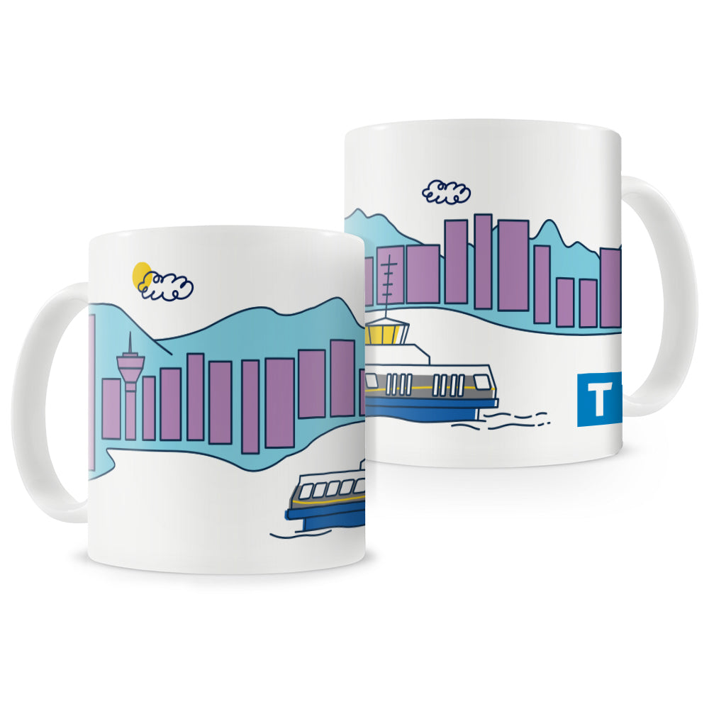 Vehicle Illustration Mugs
