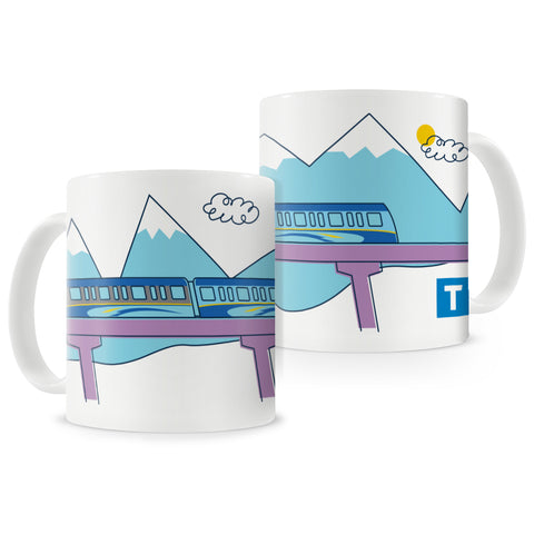 Vehicle Illustration Mugs
