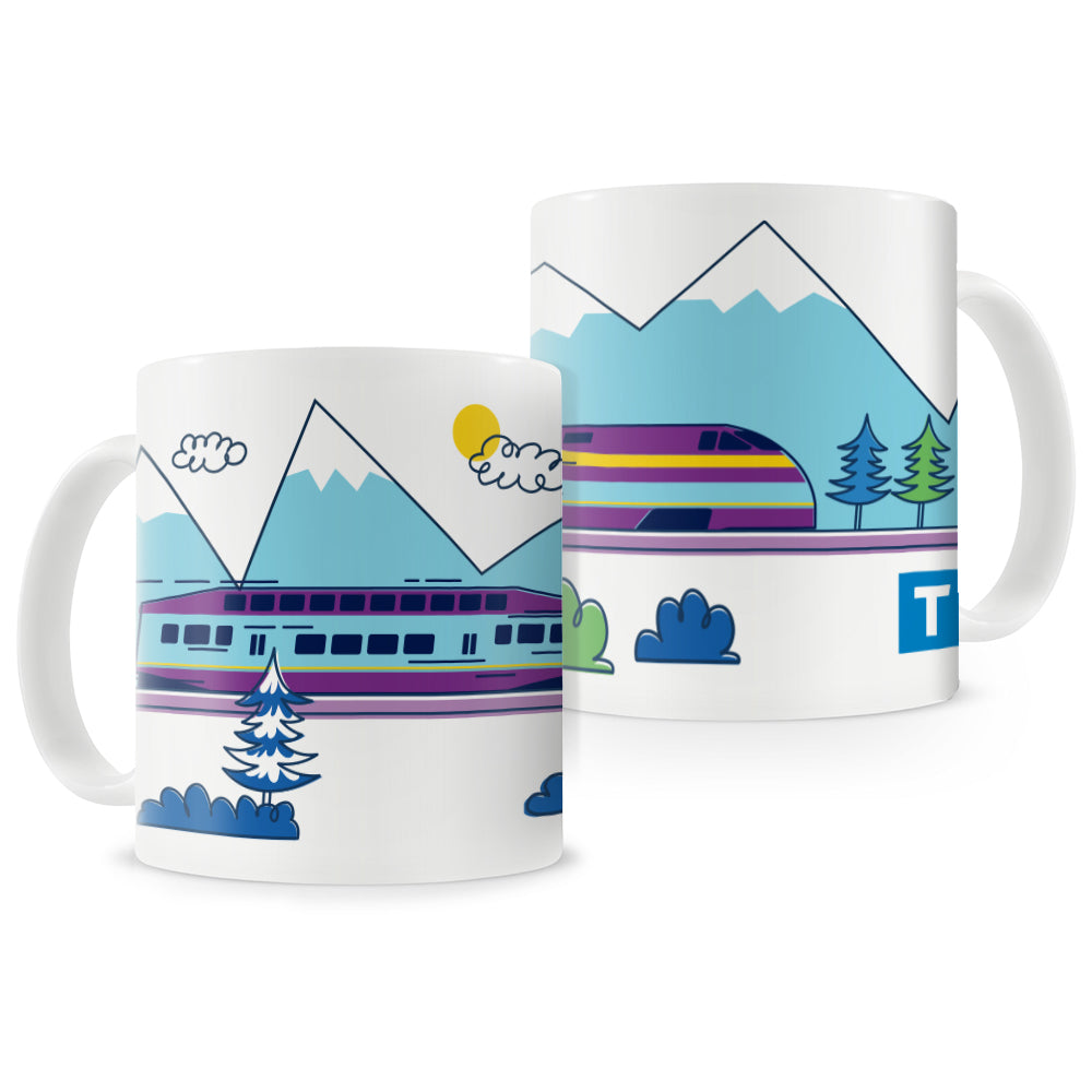Vehicle Illustration Mugs