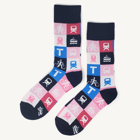 Icon Socks, Pink