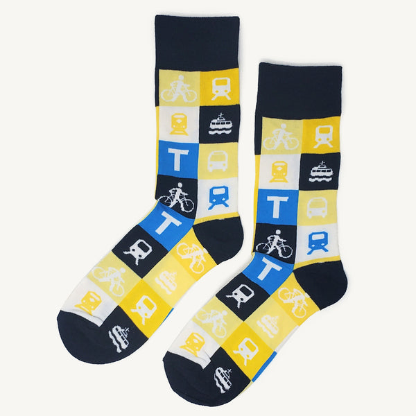 Icon Socks, Yellow –