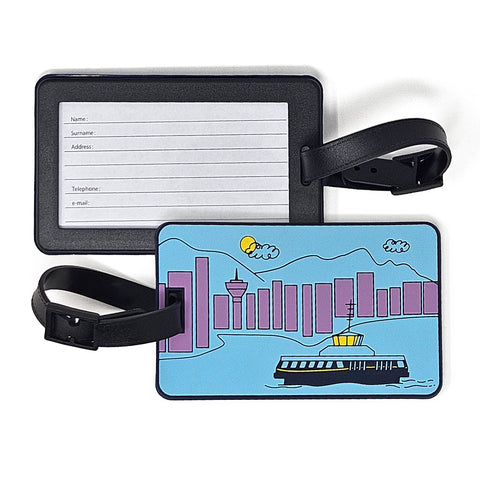 Vehicle Illustrations Luggage Tags