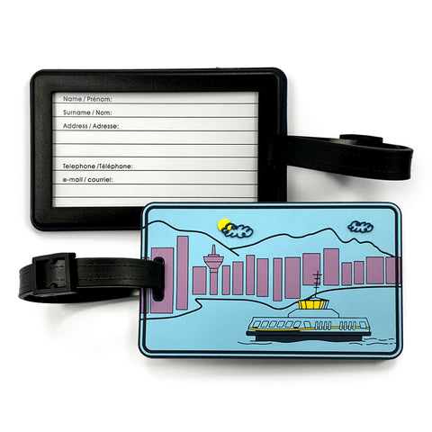Vehicle Illustrations Luggage Tags