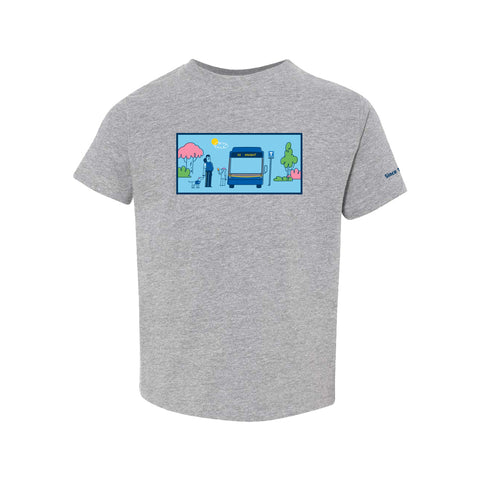 Bus Illustration T-Shirt, Toddler