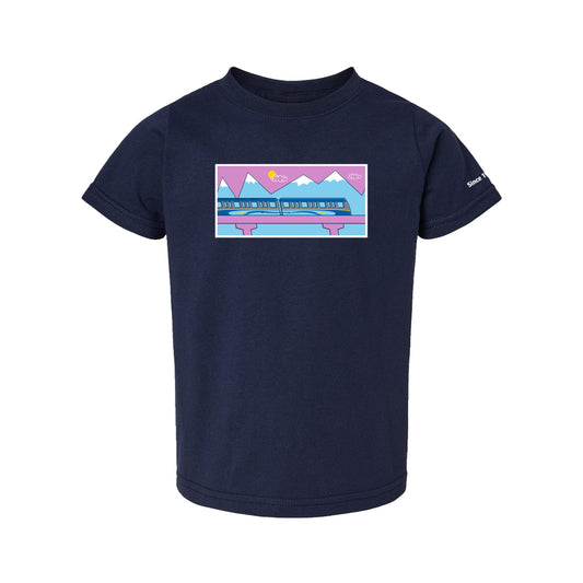 SkyTrain Illustration T-Shirt, Toddler