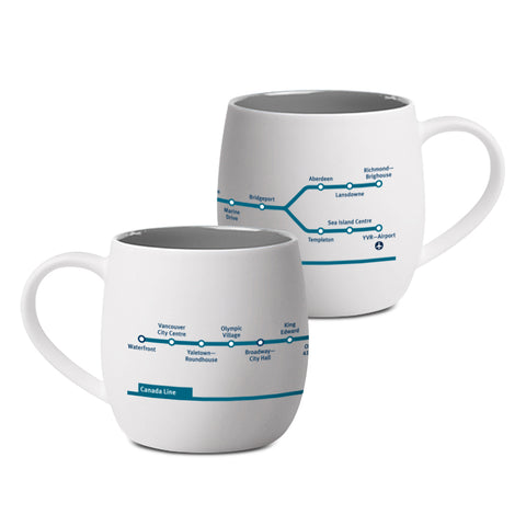 System Map Mug, Canada Line