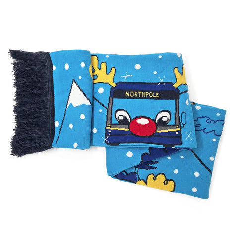 Reindeer Holiday Scarf