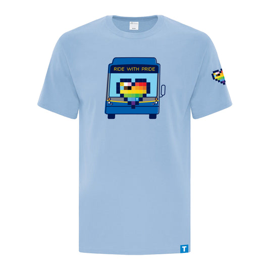 Ride with Pride Bus T-Shirt, Unisex