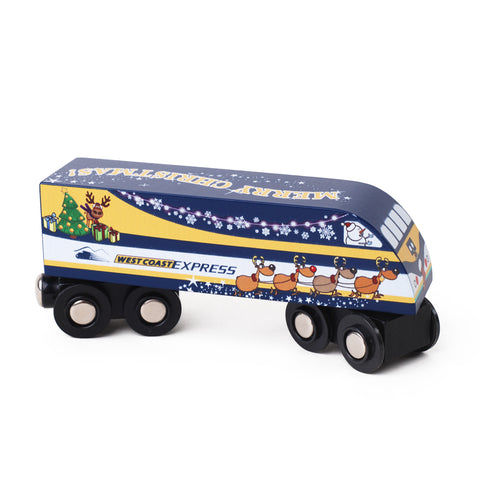 WCE Santa Train Wooden Toy