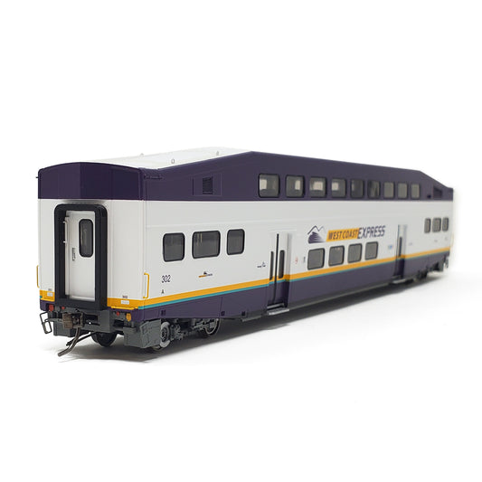 WCE HO Scale Bi-Level Coach