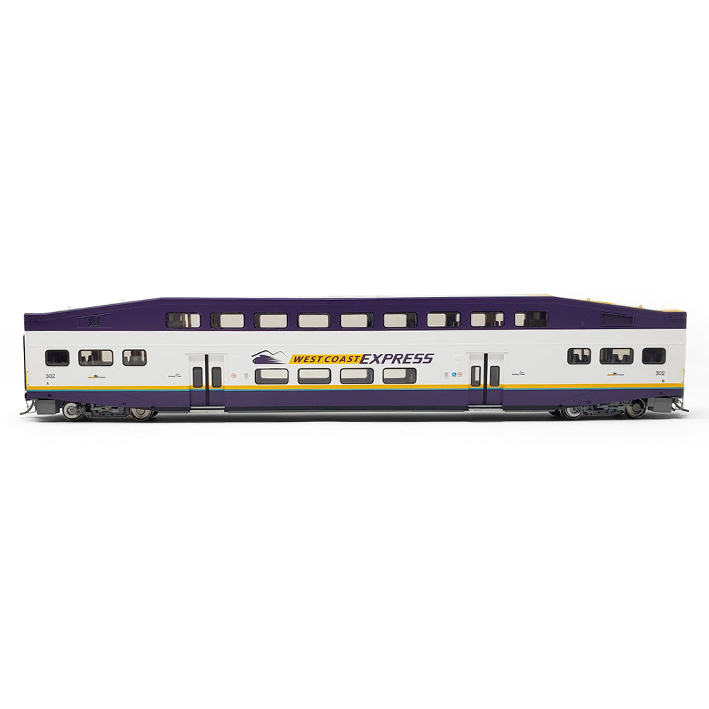 WCE HO Scale Bi-Level Coach