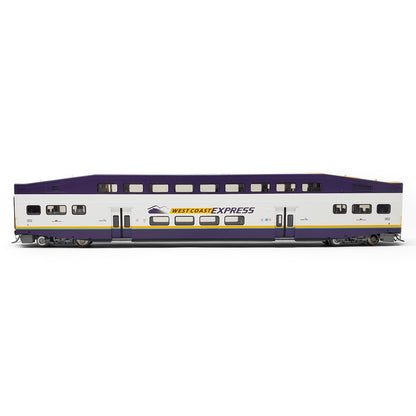 WCE HO Scale Bi-Level Coach