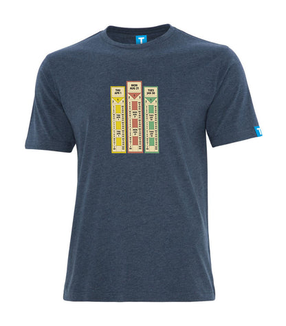 Transfer Ticket T-Shirt, Men’s-Heather Navy