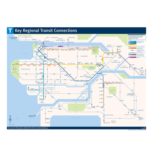 Key Regional Transit Connections Poster