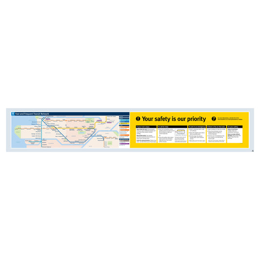 Mark-II, In-Car Network Map, Large