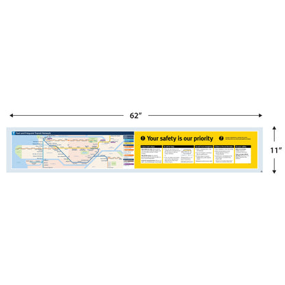 Mark-II, In-Car Network Map, Large