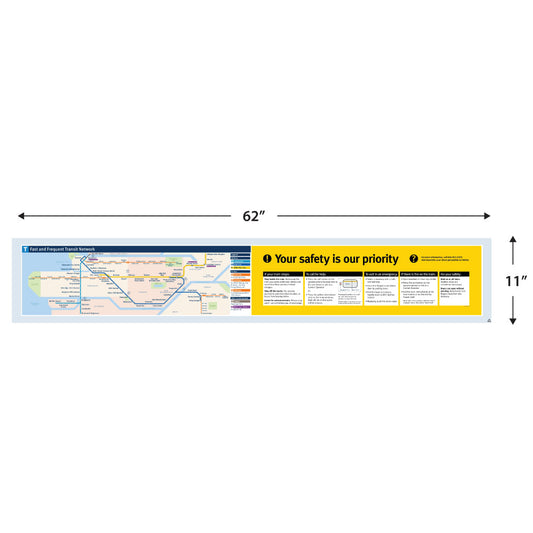 Mark-II, In-Car Network Map, Large
