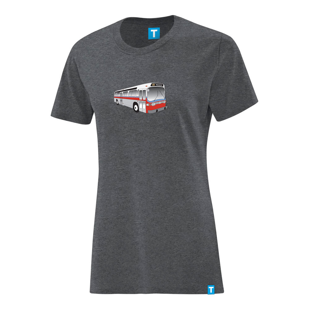 “New Look” Bus T-Shirt, Women's - Charcoal