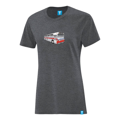 “New Look” Bus T-Shirt, Women's - Charcoal